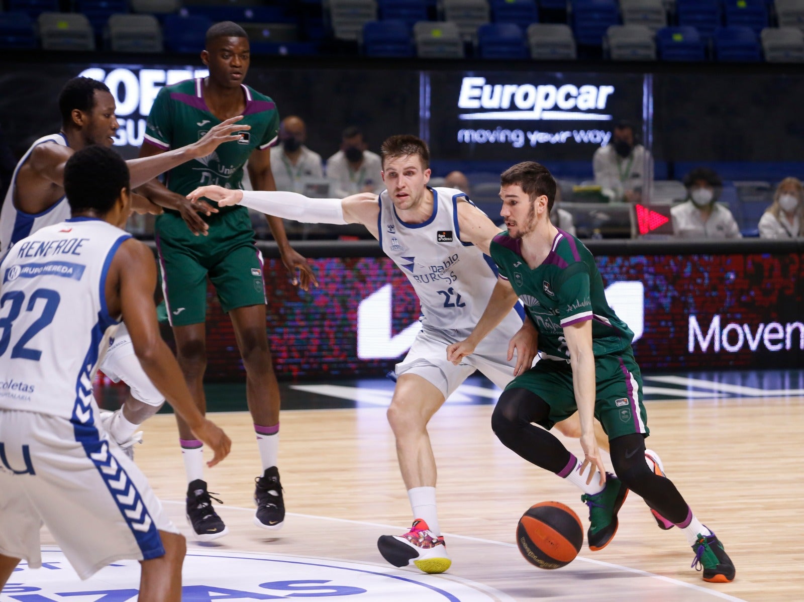 Las mejores imágenes del partido Unicaja - Burgos