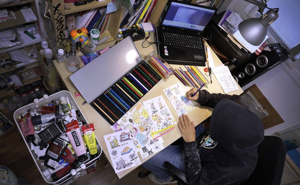 Imon Boy, el grafitero que seduce a los coleccionistas