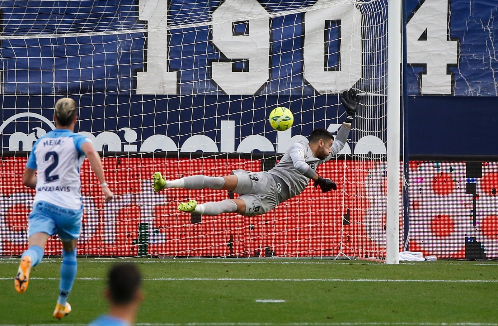 Las mejores imágenes del partido Málaga-Almería