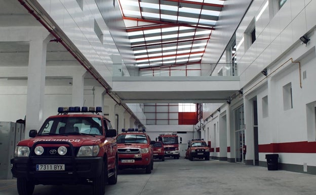 Acaba la reforma del parque central de Bomberos de Málaga después de tres años de obras