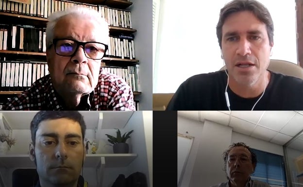 La crisis institucional del Unicaja, a debate en la tertulia de baloncesto de la redacción de SUR