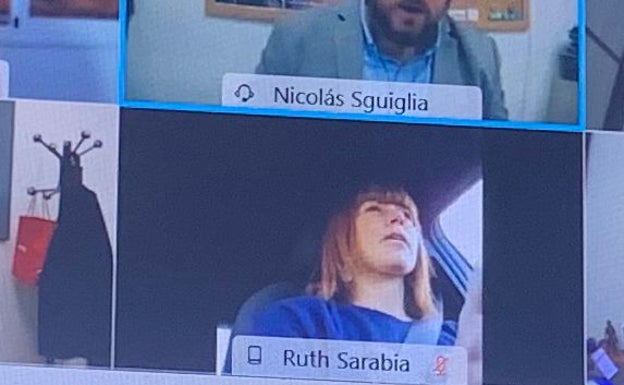 La edil popular Ruth Sarabia, multada por asistir a una comisión desde el móvil de su coche conduciendo