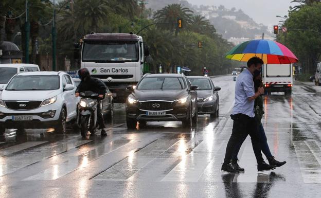 Meteorología prevé aguaceros de barro de hasta 30 litros y temperaturas bajas en Málaga