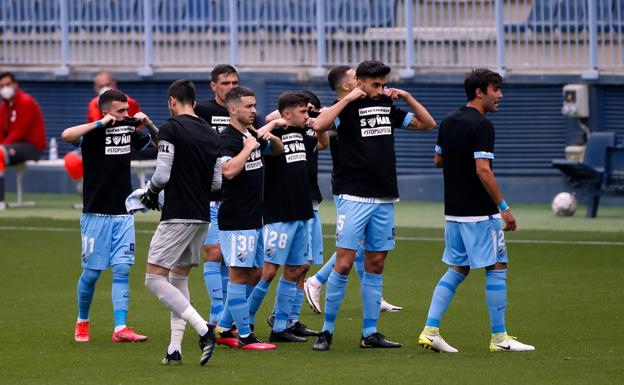 El Málaga se une a la protesta general contra la Superliga