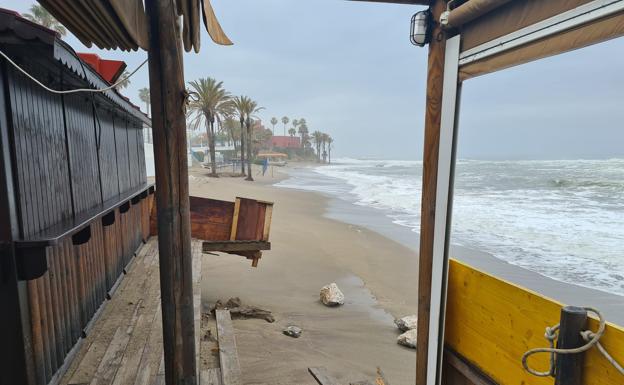 Benalmádena reclama al Gobierno y a la Junta soluciones inmediatas para las playas tras el paso de otro temporal