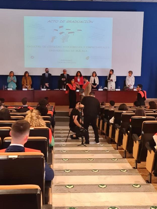 Graduación de la Facultad de Económicas
