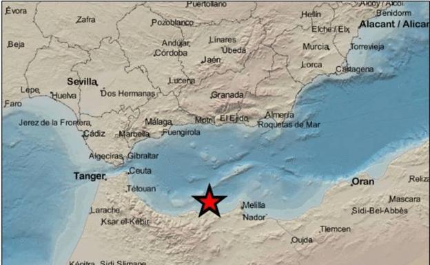 Un terremoto de magnitud 4 se deja sentir en Nerja y Vélez-Málaga