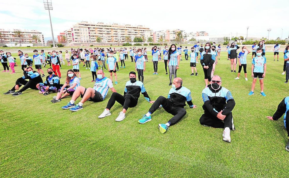 El Club Atletismo Málaga saca músculo ante la pandemia