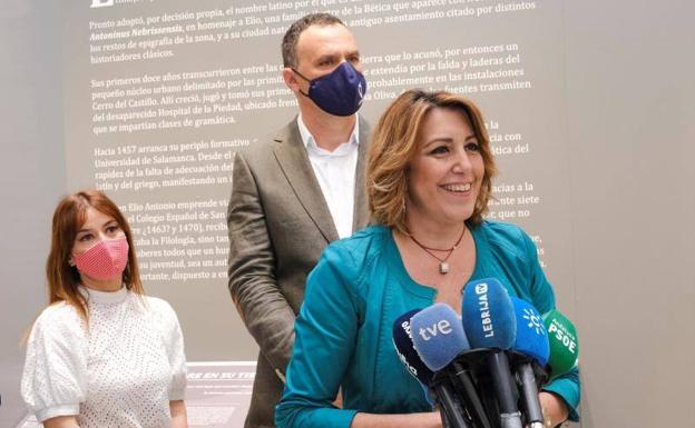 Susana Díaz inicia su campaña en las primarias rechazando los peajes propuestos por el Gobierno de Pedro Sánchez