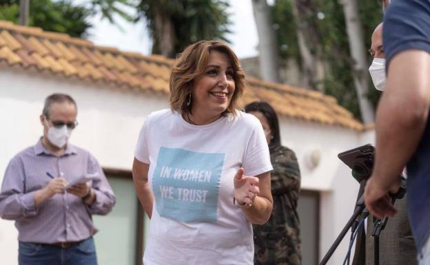 Susana Díaz quiere ser la candidata de la militancia al reconocer que no es la opción del federal