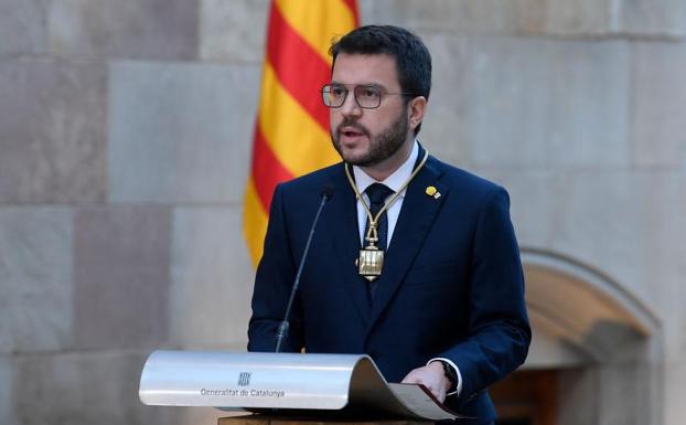 Aragonès se compromete a hacer «inevitable la autodeterminación y la amnistía»