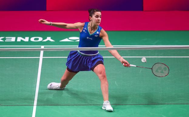 Carolina Marín sufre una lesión de rodilla y es duda para Tokio