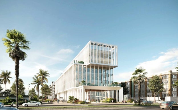 El futuro edificio de oficinas junto a Tabacalera en Málaga podrá dar cabida a 750 trabajadores