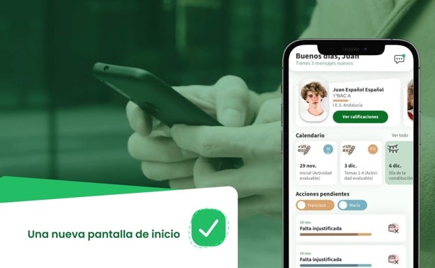 Educación moderniza iPasen, la aplicación que permite a las familias comunicarse con el centro docente