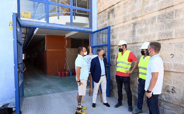 Arranca la primera fase de las obras de mejora del Pabellón Elena Benítez en San Pedro Alcántara