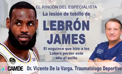 El traumatólogo deportivo Vicente de la Varga analiza la lesión del tobillo de Lebron James