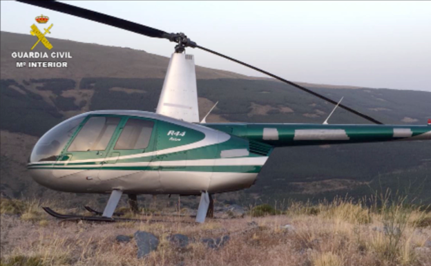 Un helipuerto oculto en Casares: cae una banda que introducía hachís en España sobrevolando el Mediterráneo