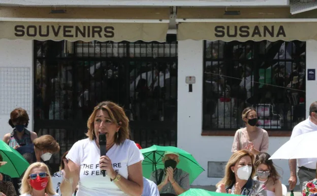Susana Díaz apura la campaña de las primarias del PSOE-A con una intensa agenda en Málaga