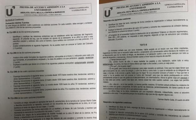 'El cuarto de atrás', de Martín Gaite, y un texto periodístico en el primer examen de selectividad
