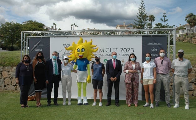 Sol, mascota oficial de la Solheim Cup de 2023