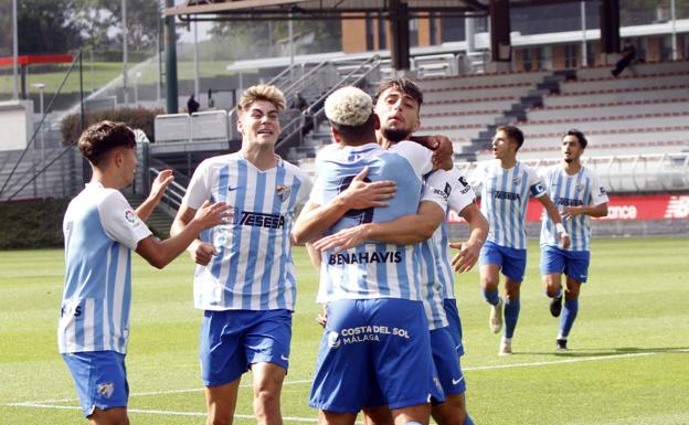 Los juveniles del Málaga, a la Final Four de la Copa de Campeones tras empatar en Lezama (3-3)