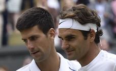 Djokovic y Federer solo podrían enfrentarse en la final de Wimbledon