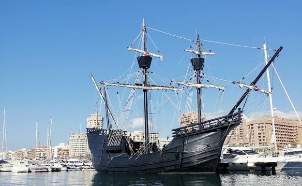 La Nao Victoria puede visitarse este fin de semana en el puerto de Fuengirola