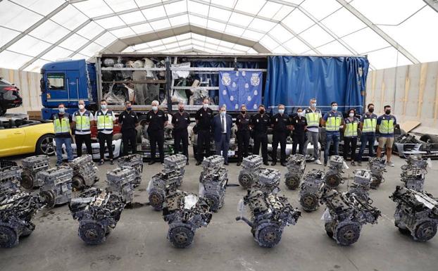 La banda del puzle: roban 56 coches de lujo en Málaga y los desguazan para sacarlos de España por piezas