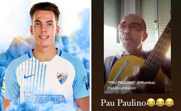 El fichaje de Paulino por el Málaga se hace viral gracias a una canción que han comentado hasta Ibai Llanos y Dj Mario