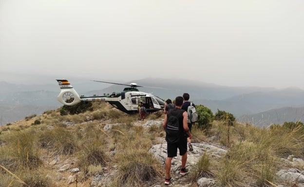 Rescatan a cinco senderistas perdidos en Sierra Blanca en Marbella y Jimera de Líbar