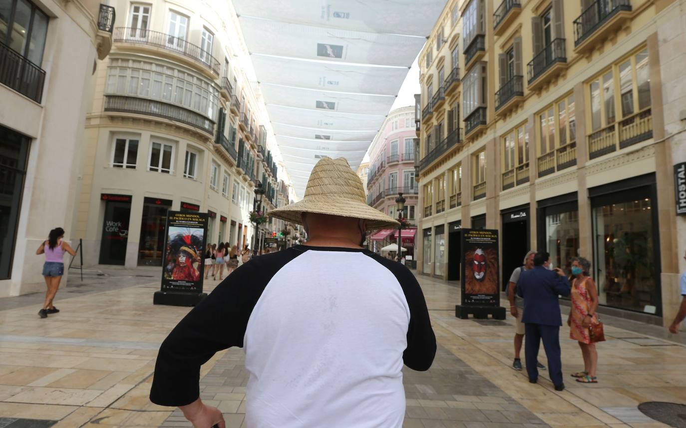 Las temperaturas máximas bajan hoy en Málaga tras superar ayer los 40 grados