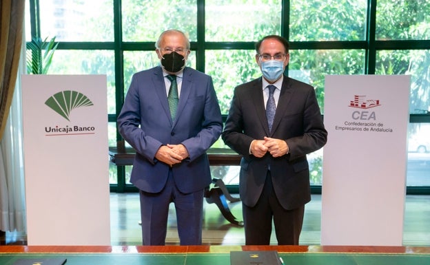 Unicaja Banco habilita una línea de financiación de 1.000 millones para apoyar a las empresas andaluzas