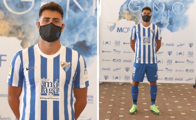 El Málaga recupera las rayas verticales y el azul intenso en su nueva camiseta para la temporada 21-22