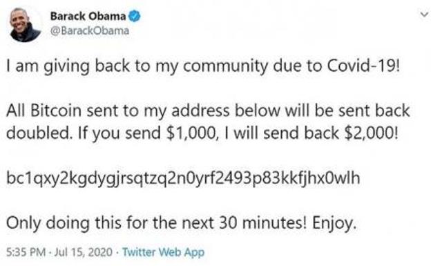 Detienen a un británico en Estepona por el hackeo de 130 cuentas de Twitter, entre ellas la de Barack Obama, Joe Biden y Bill Gates