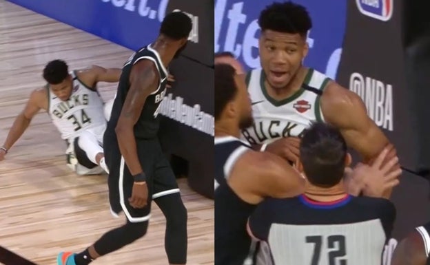 El día que Donta Hall se 'enganchó' con Giannis Antetokounmpo