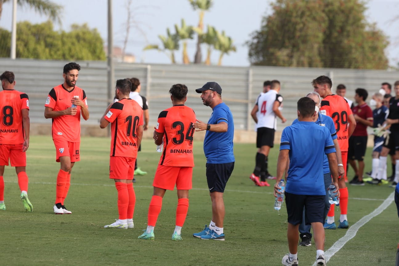 Las mejores imágenes del amistoso Málaga-Sevilla Atlético