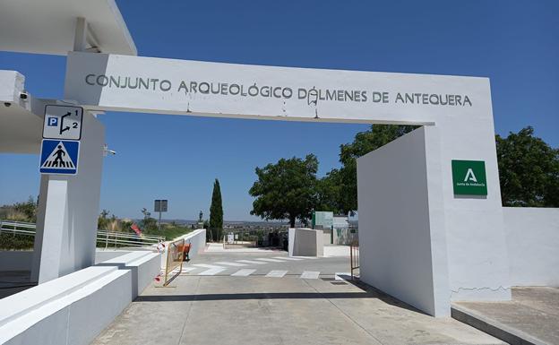 Un accidente deja al conjunto de los Dólmenes sin acceso principal