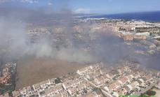 Extinguido un incendio junto al Club de Golf Guadalmina en San Pedro de Alcántara