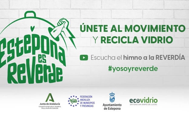Campaña de reciclaje de Ecovidrio en establecimientos de hostelería de Estepona