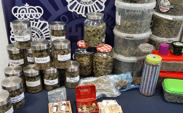 Desarticulan un club de cannabis cerca de la estación de autobuses de Málaga porque funcionaba como punto de venta de droga