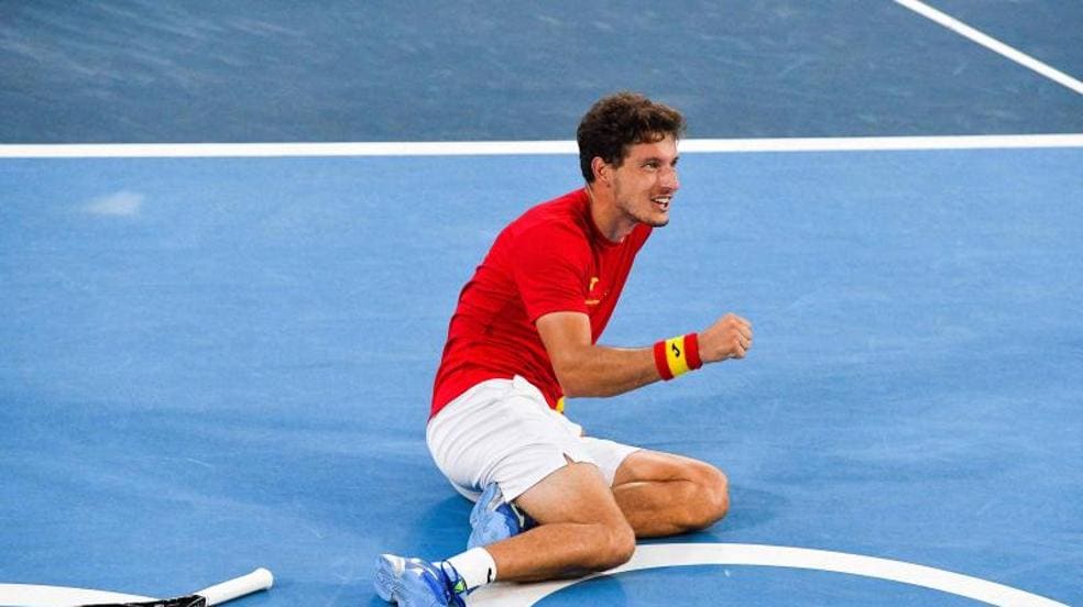 La victoria de Pablo Carreño ante Novak Djokovic, en imágenes