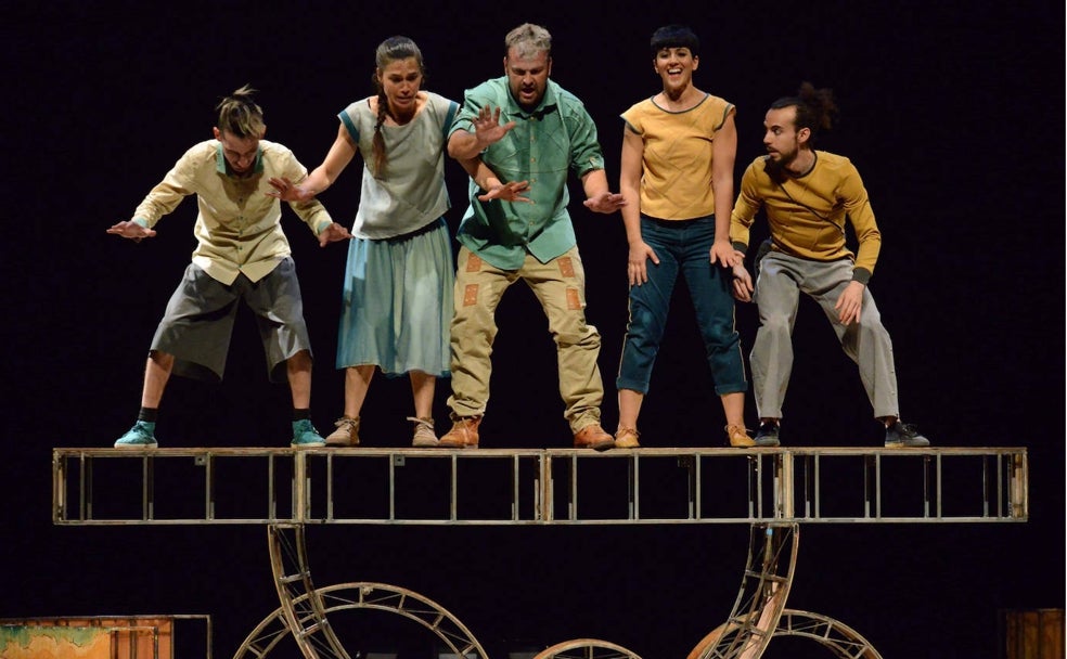 El circo que montó un juguete de madera