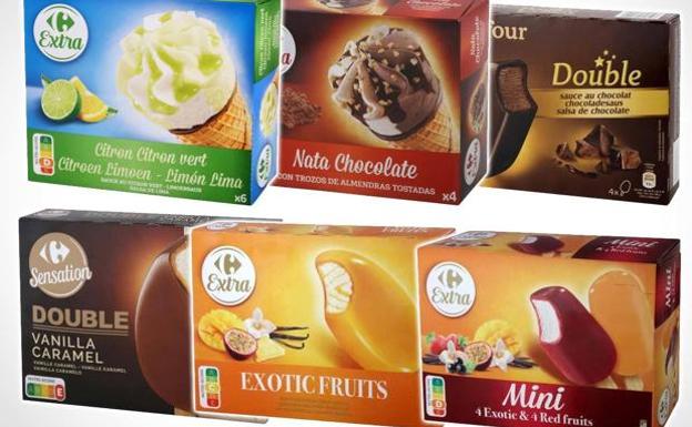 Retiran 29 helados de marca Carrefour con óxido de etileno