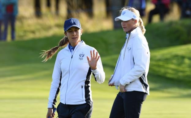 Azahara Muñoz se queda fuera de la Solheim Cup