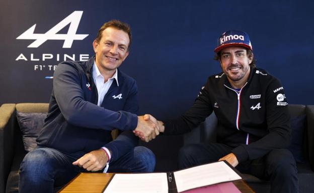 Fernando Alonso y Alpine, juntos en 2022 a por el Mundial