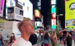 Alejandro Davidovich, esta semana en las calles de Nueva York./INSTAGRAM