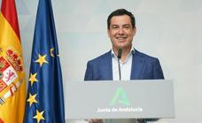Moreno anuncia nuevas medidas para reducir trámites y acelerar la recuperación de Andalucía