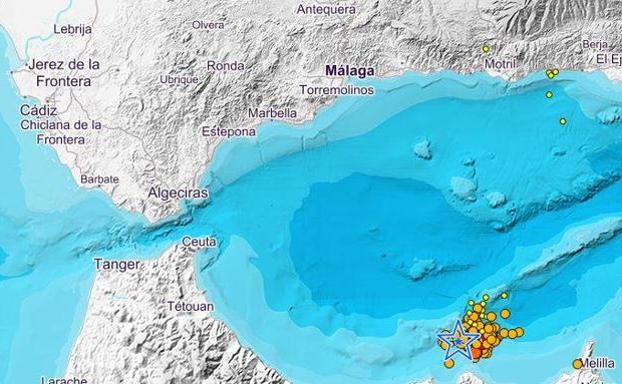 La serie sísmica de Alborán deja más de dos mil terremotos