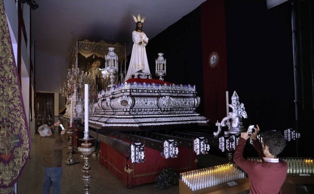 Jesús Cautivo presidirá el trascoro de la Catedral de Málaga sobre su trono para la exposición 'El Verbo Encarnado'