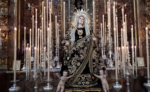 La Reina de los Cielos y la Virgen de los Dolores de Servitas irán a la exposición de imágenes de la Catedral de Málaga